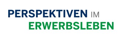 Logo des NRW Förderprogramms "Perspektiven im Erwerbsleben". Beim Anklicken werden Sie auf eine externe Seite weitergeleitet.